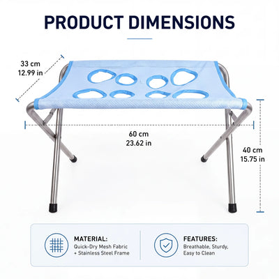 WetPawsly® Foldable Pet Grooming Hammock Stand for Cats & Dogs